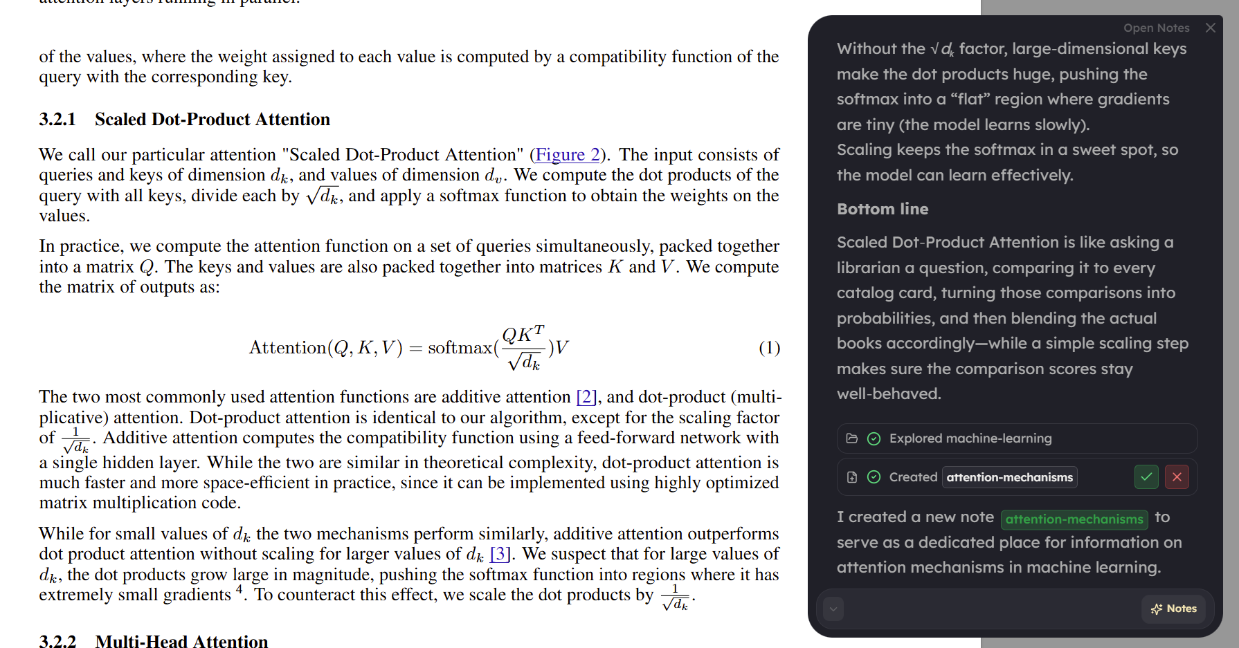 FlowwState Note Creation with AI Context